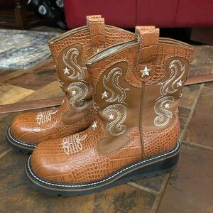 Roper Tan Western Boots